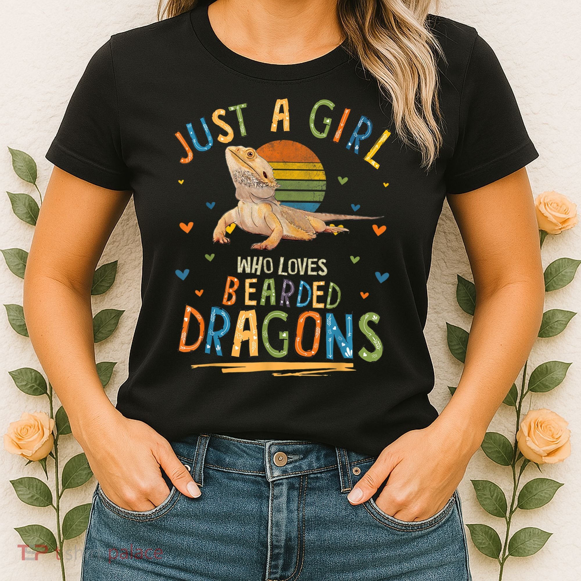 Just A Girl Who Loves Bearded Dragons Women's T-Shirt