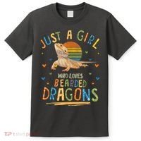 Just A Girl Who Loves Bearded Dragons T-Shirt thumb 0