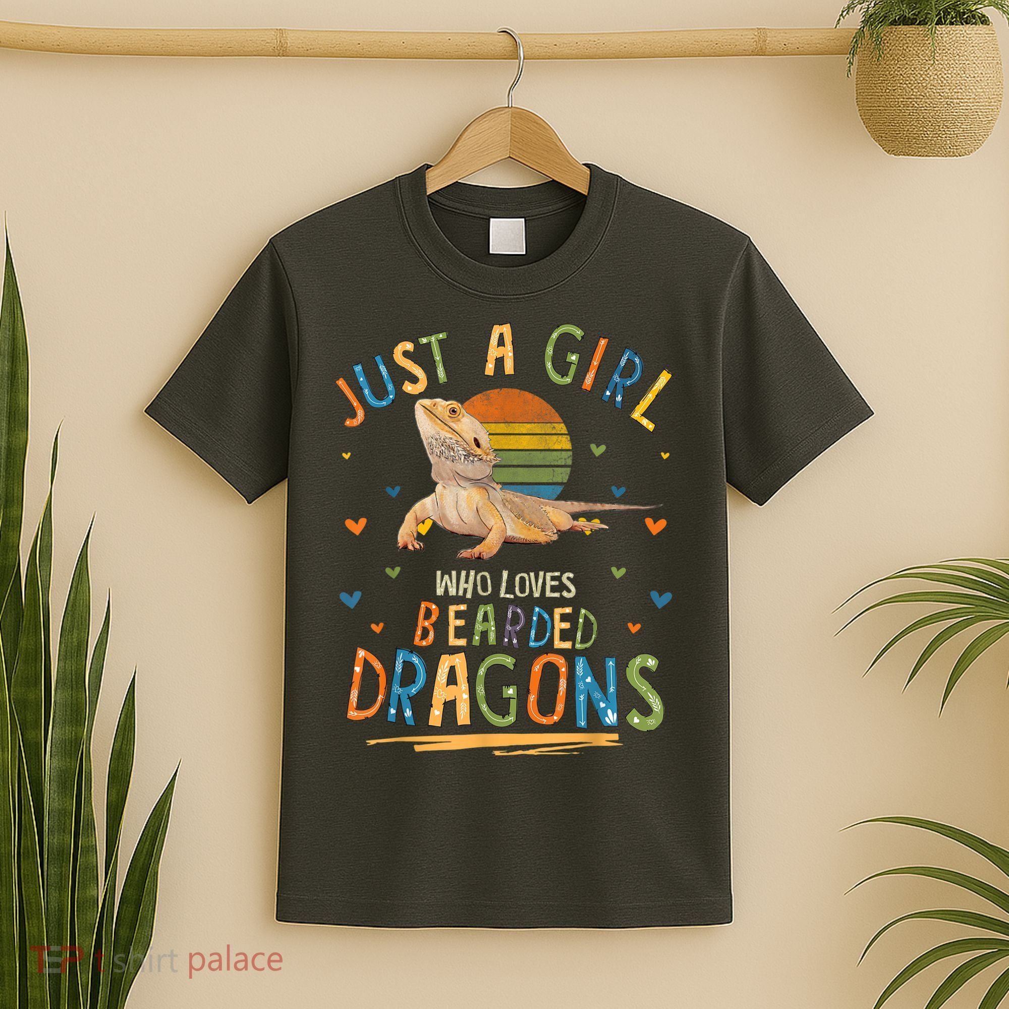 Just A Girl Who Loves Bearded Dragons T-Shirt