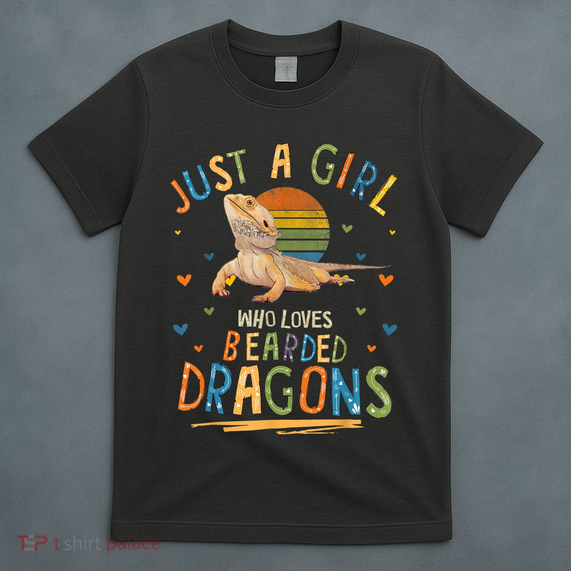 Just A Girl Who Loves Bearded Dragons T-Shirt