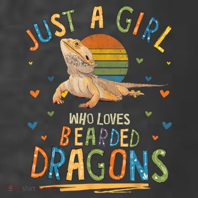 Just A Girl Who Loves Bearded Dragons T-Shirt