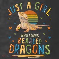 Just A Girl Who Loves Bearded Dragons Women's Hoodie thumb 2