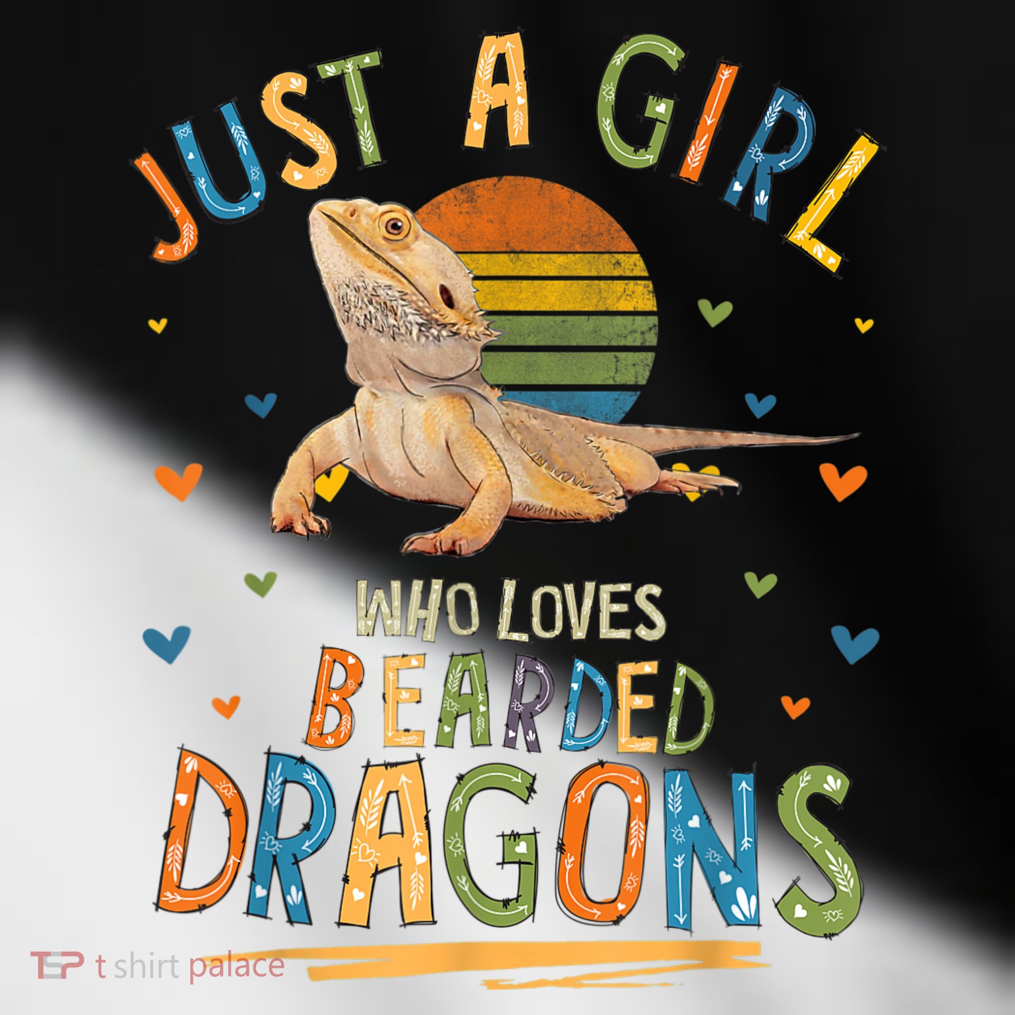 Just A Girl Who Loves Bearded Dragons Toddler Fine Jersey T-Shirt