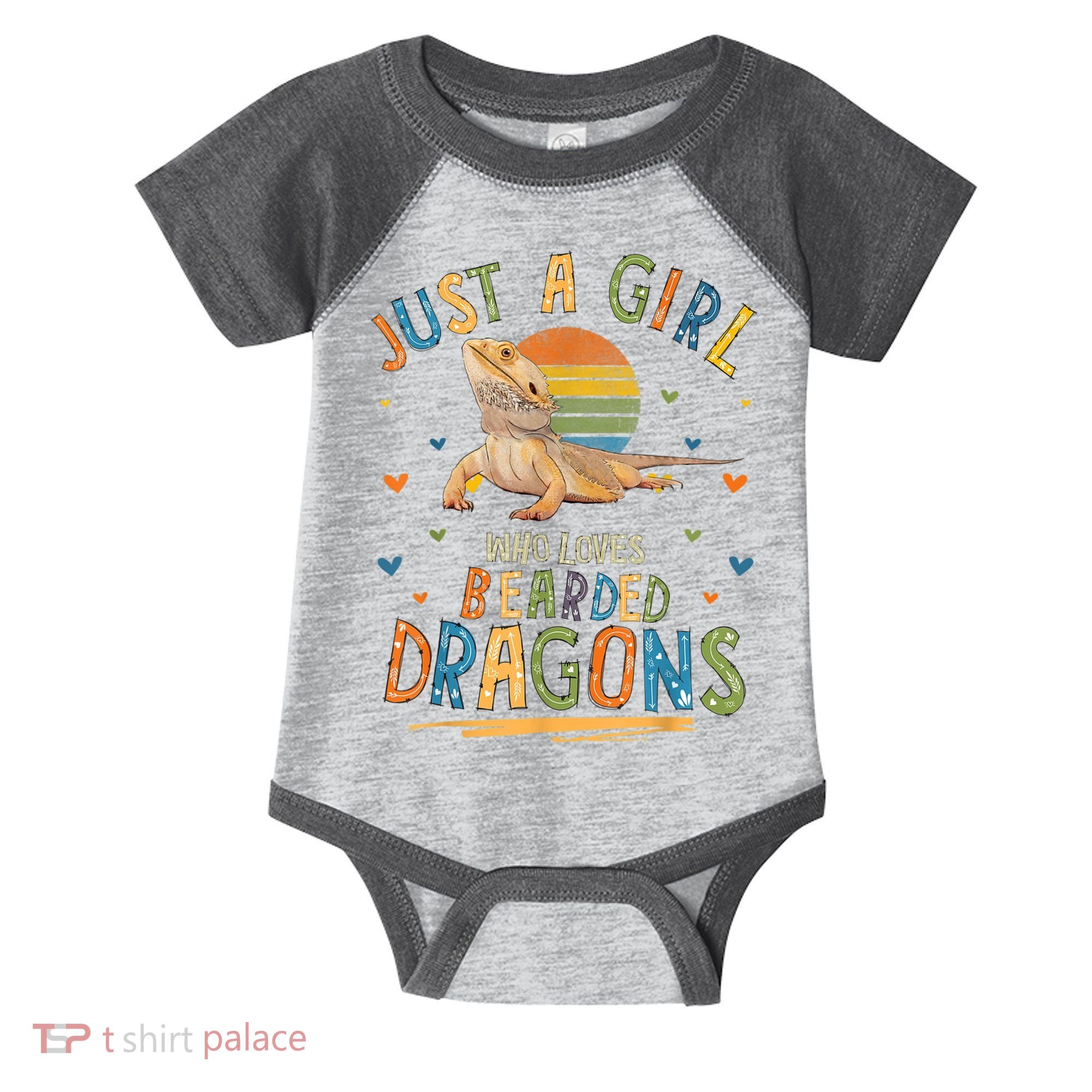 Just A Girl Who Loves Bearded Dragons Infant Baby Jersey Bodysuit
