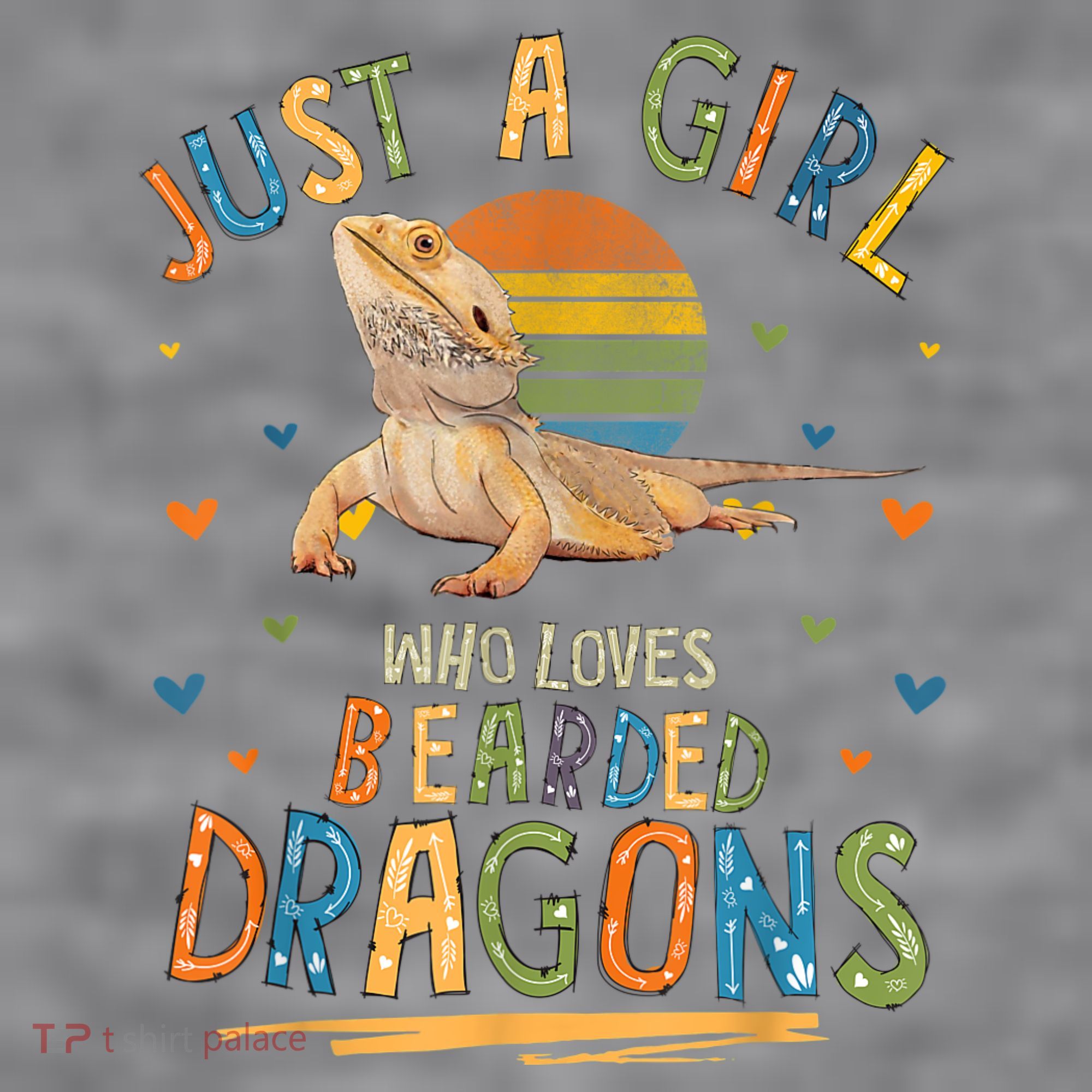 Just A Girl Who Loves Bearded Dragons Women's Racerback Cropped Tank