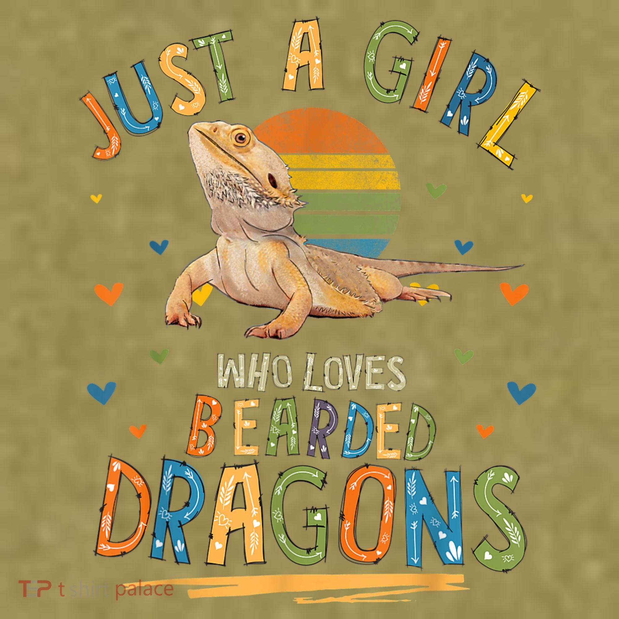 Just A Girl Who Loves Bearded Dragons Garment-Dyed Women's Muscle Tee