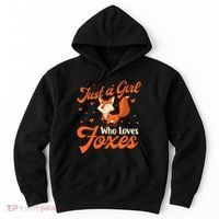 Just A Girl Who Loves Foxes Fox Lover Zookeeper Hoodie thumb 0