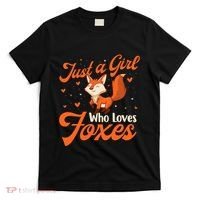 Just A Girl Who Loves Foxes Fox Lover Zookeeper T-Shirt thumb 0