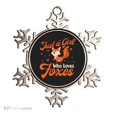 Just A Girl Who Loves Foxes Fox Lover Zookeeper Ornament
