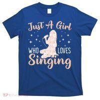 Just A Girl Who Loves To Sing Professional Singer Music Gift T-Shirt thumb 0