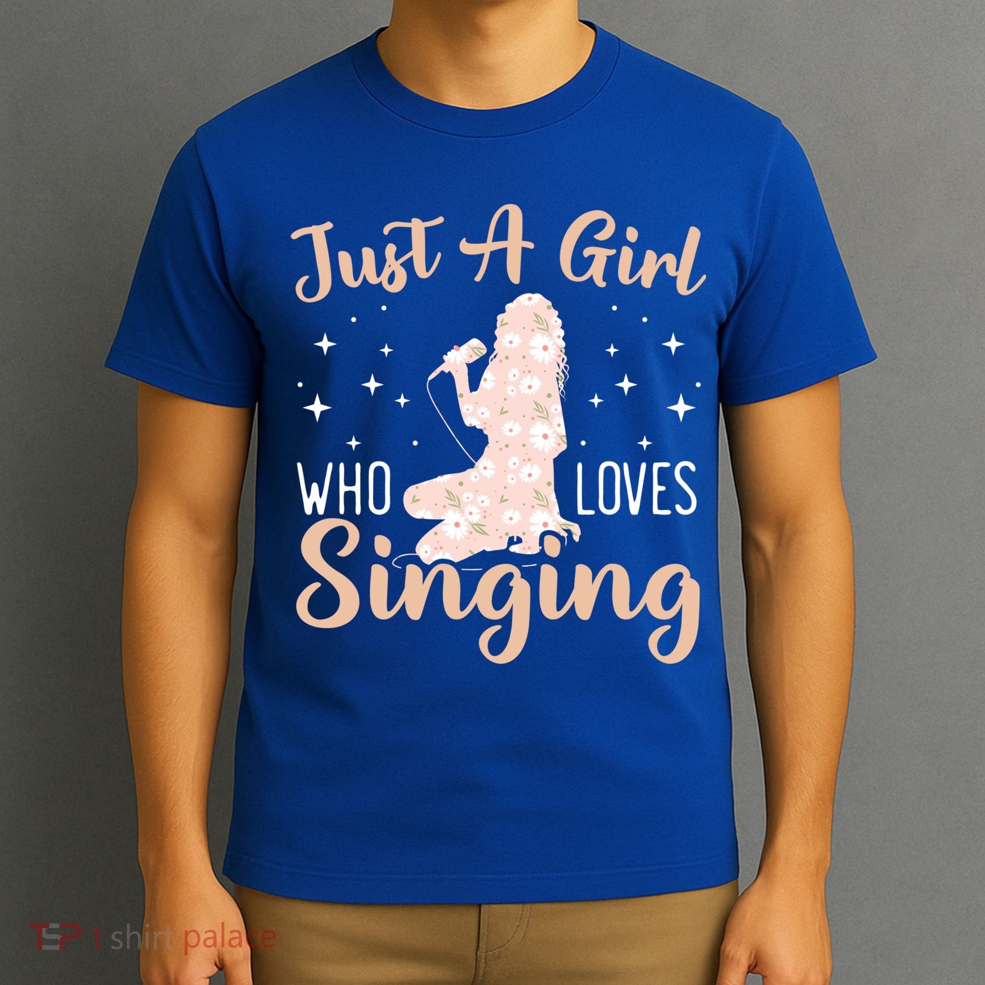Just A Girl Who Loves To Sing Professional Singer Music Gift T-Shirt