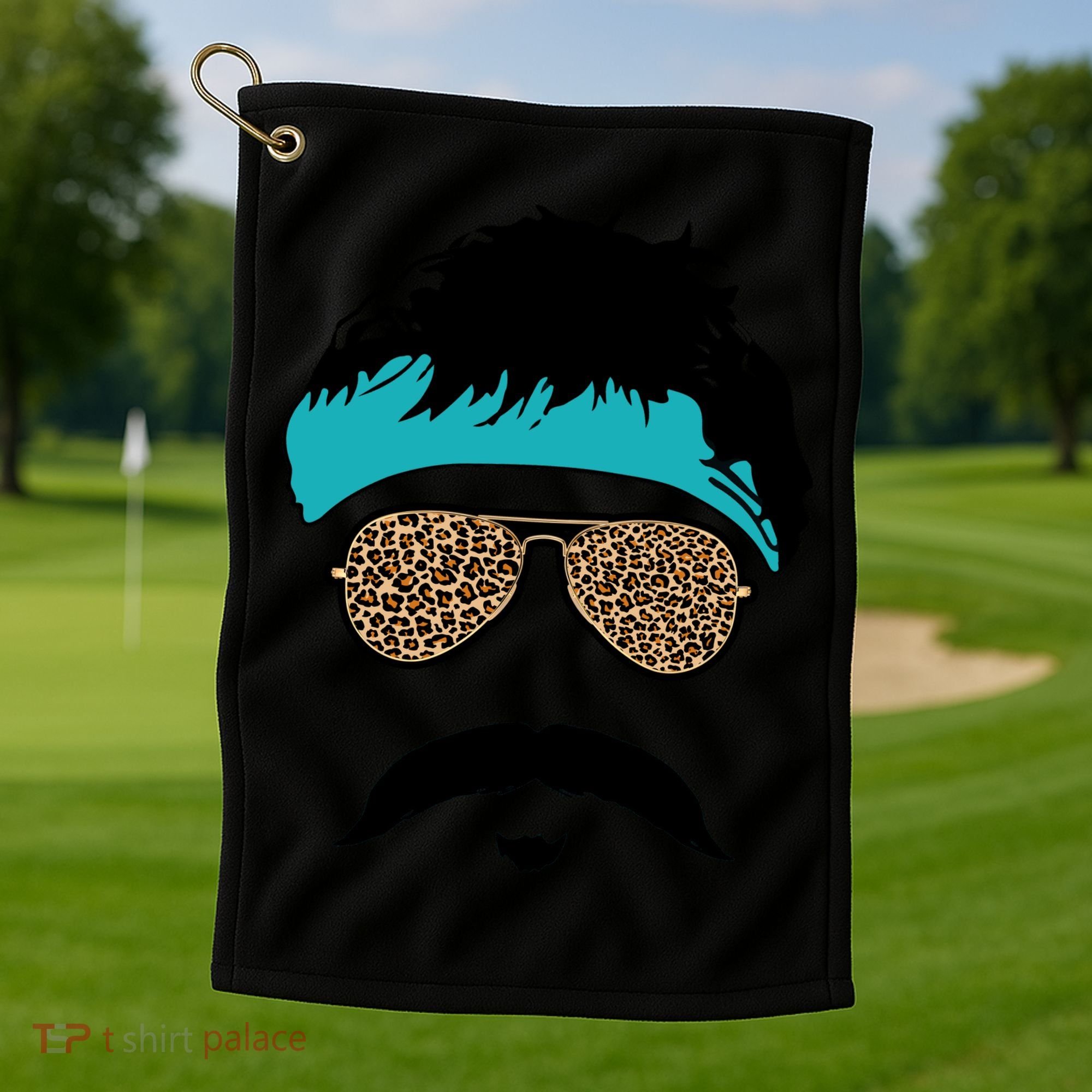 Jaguar Print Shades Uncle Rico Minshew Duuuval Golf Towel