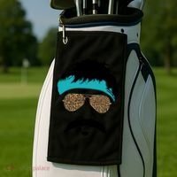 Jaguar Print Shades Uncle Rico Minshew Duuuval Golf Towel thumb 2