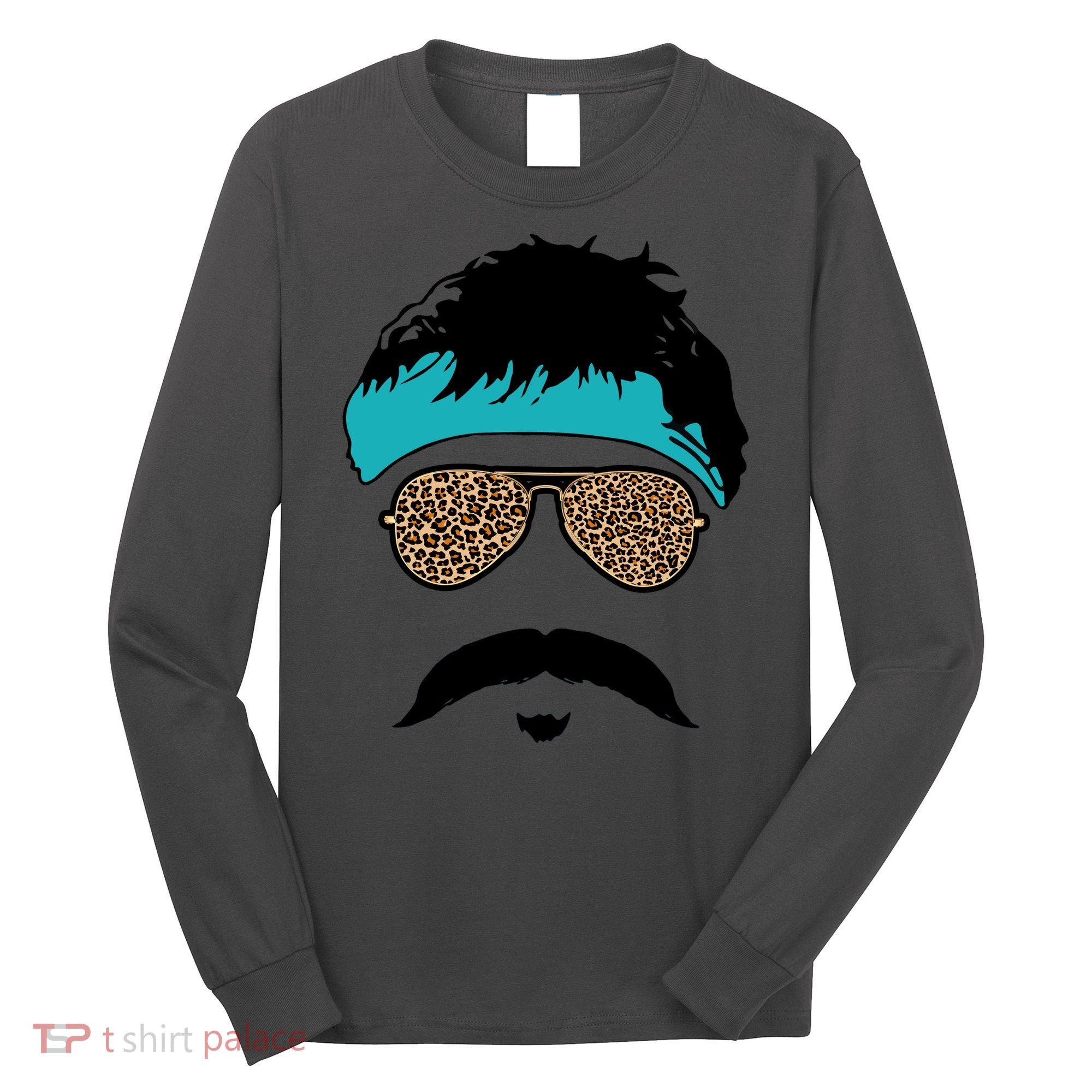 Jaguar Print Shades Uncle Rico Minshew Duuuval Long Sleeve Shirt