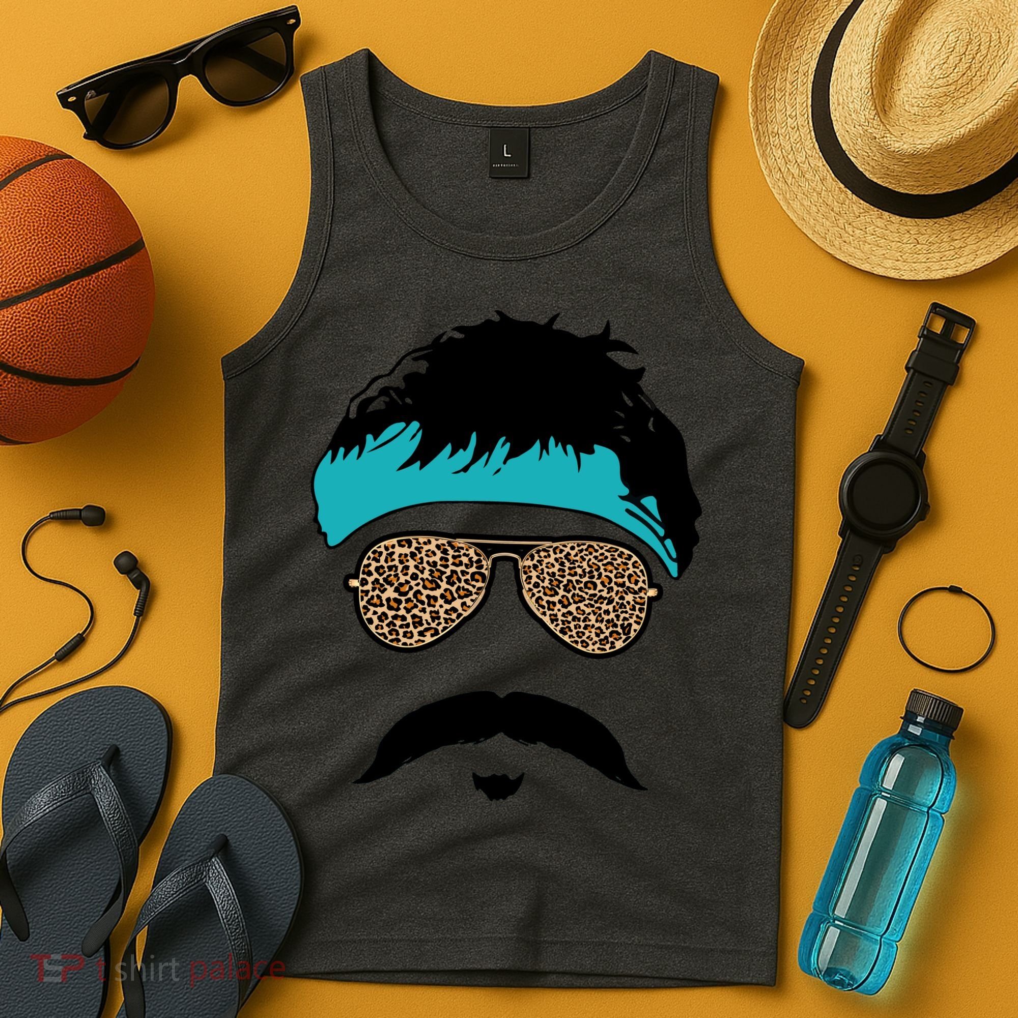 Jaguar Print Shades Uncle Rico Minshew Duuuval Tank Top