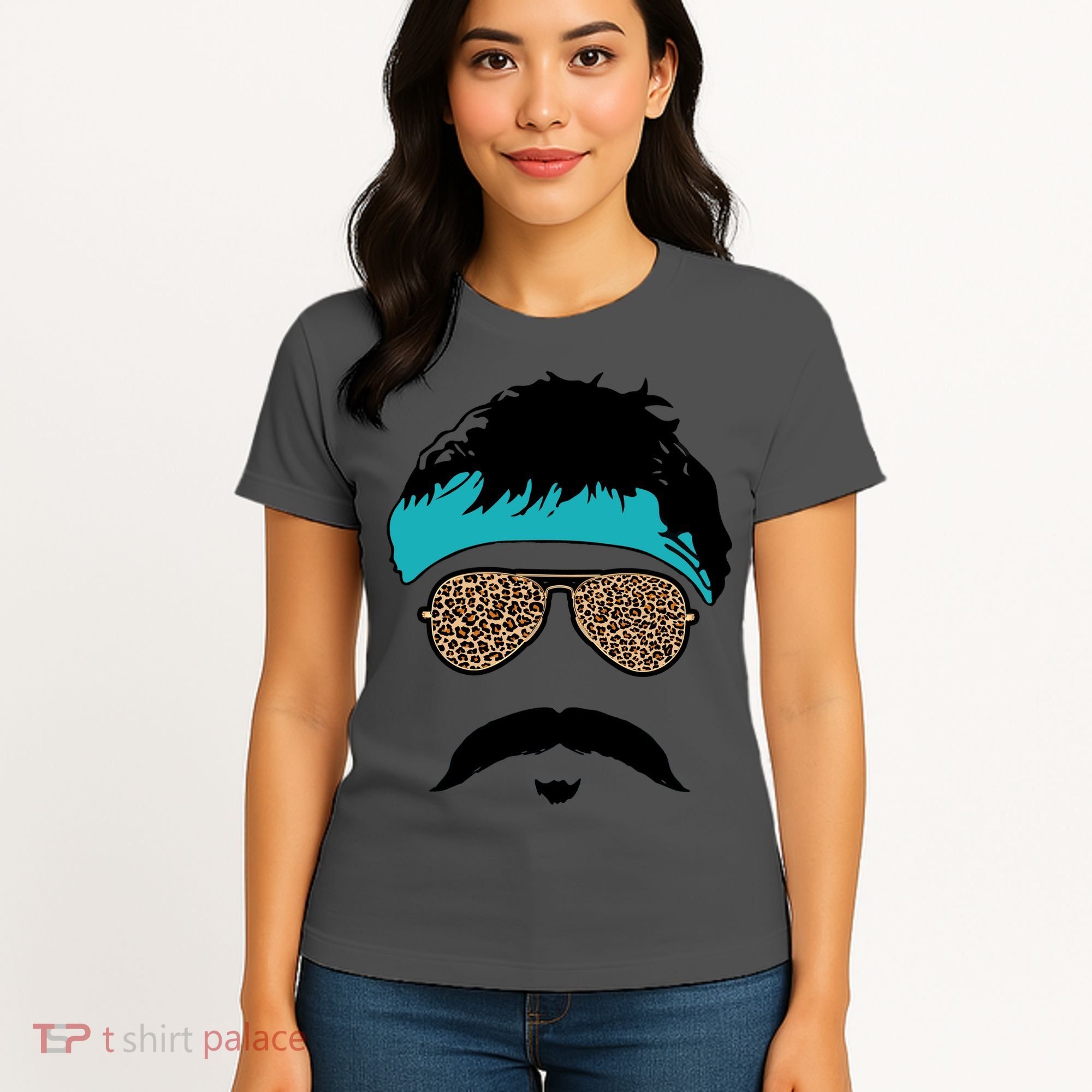 Jaguar Print Shades Uncle Rico Minshew Duuuval Women's T-Shirt