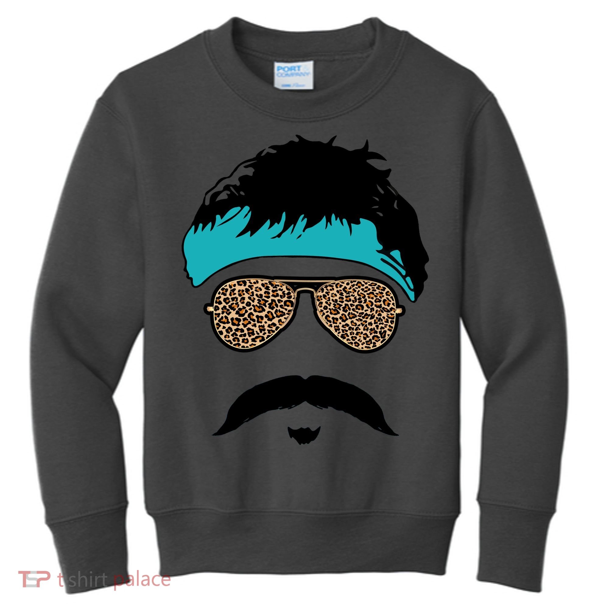 Jaguar Print Shades Uncle Rico Minshew Duuuval Kids Sweatshirt