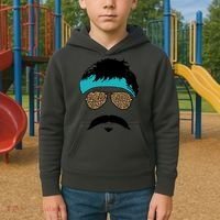 Jaguar Print Shades Uncle Rico Minshew Duuuval Kids Hoodie thumb 2