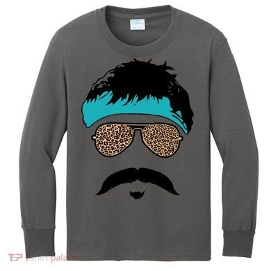 Jaguar Print Shades Uncle Rico Minshew Duuuval Kids Long Sleeve Shirt