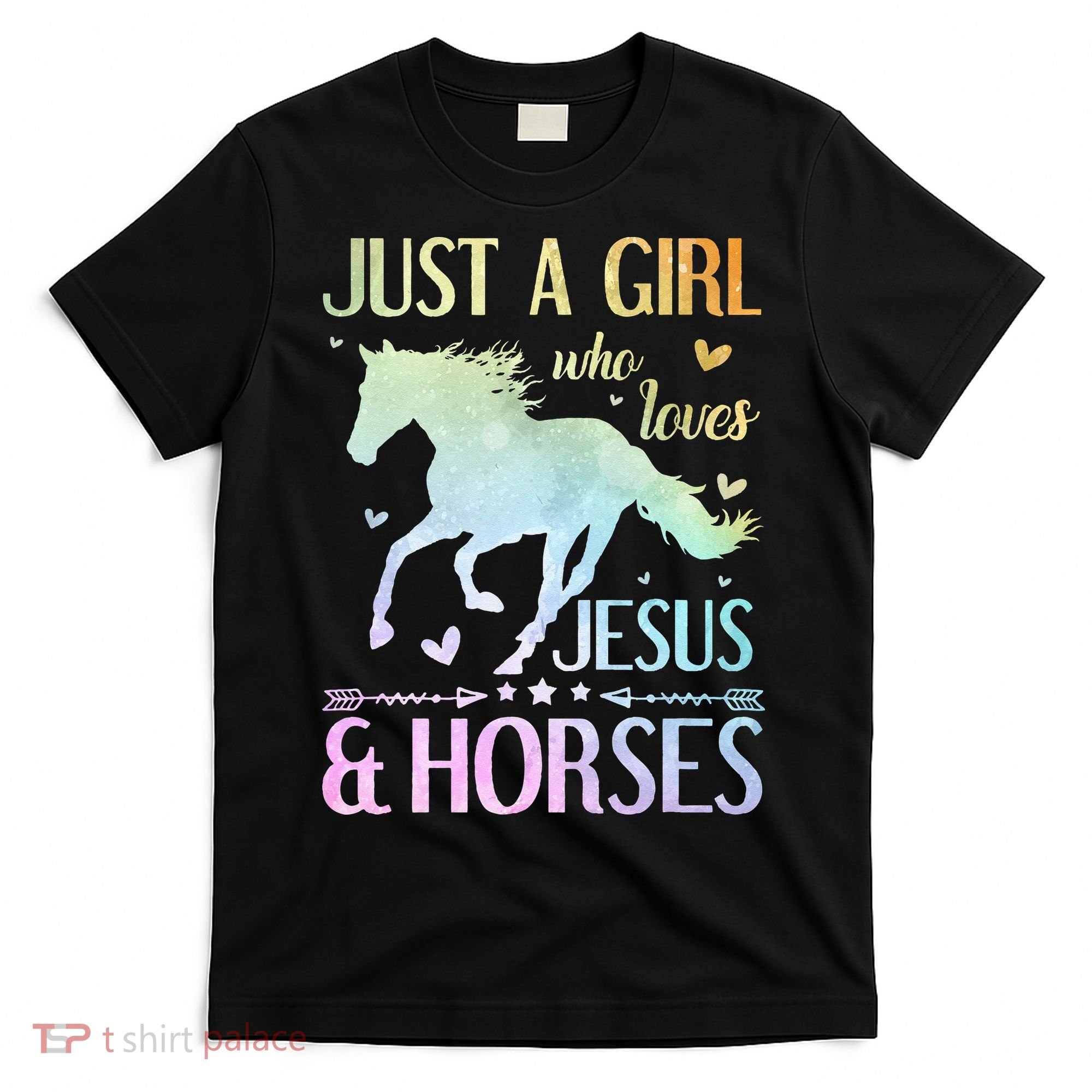Jesus And Horses Horse Gifts T-Shirt