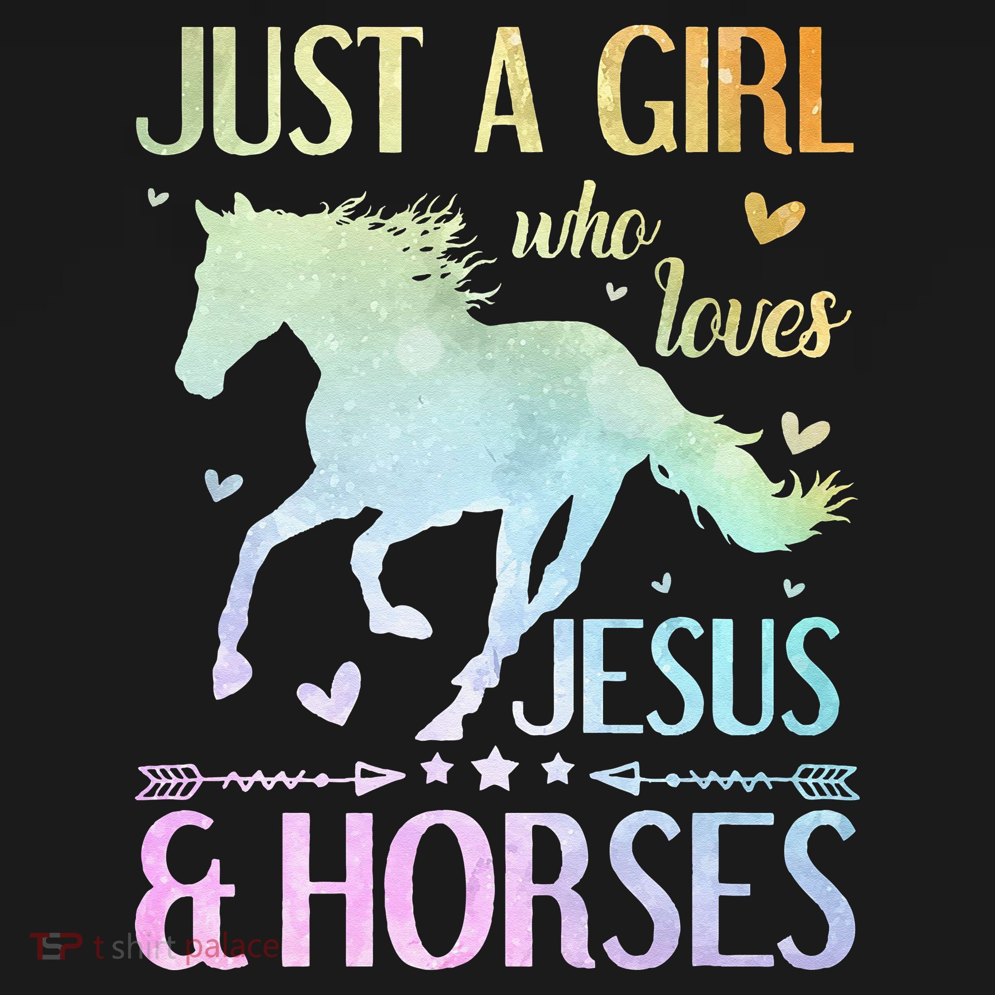 Jesus And Horses Horse Gifts Women's Tank Top