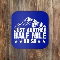 Just Another Half Mile Or So Funny Hiking Gift Coaster thumb 0