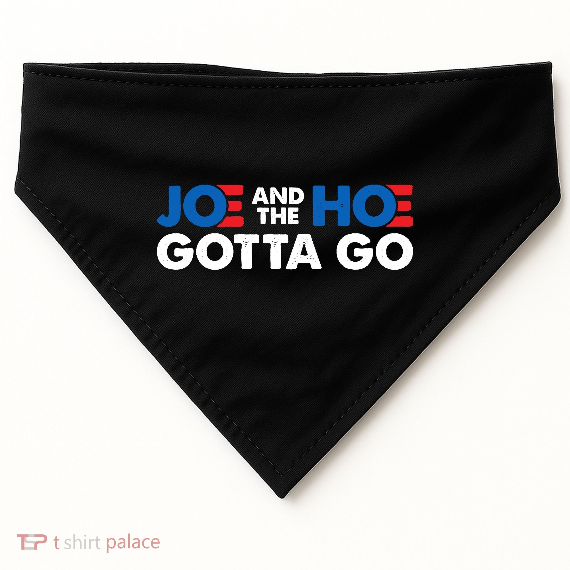 Joe And Hoe Gotta Go USA-Made Doggie Bandana