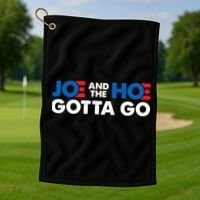 Joe And Hoe Gotta Go Golf Towel thumb 1