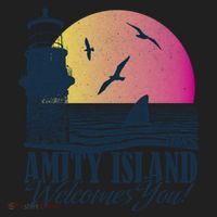 Jaws Amity Island Welcomes You Sunset Great Gift Women's Sweatshirt thumb 2