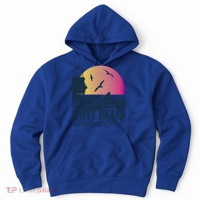 Jaws Amity Island Welcomes You Sunset Great Gift Hoodie