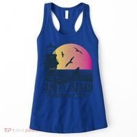 Jaws Amity Island Welcomes You Sunset Great Gift Women's Tank Top thumb 0