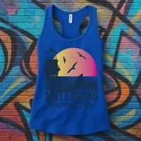 Jaws Amity Island Welcomes You Sunset Great Gift Women's Tank Top thumb 3