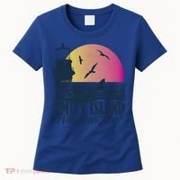 Jaws Amity Island Welcomes You Sunset Great Gift Women's T-Shirt thumb 0