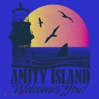 Jaws Amity Island Welcomes You Sunset Great Gift Kids Hoodie thumb 5