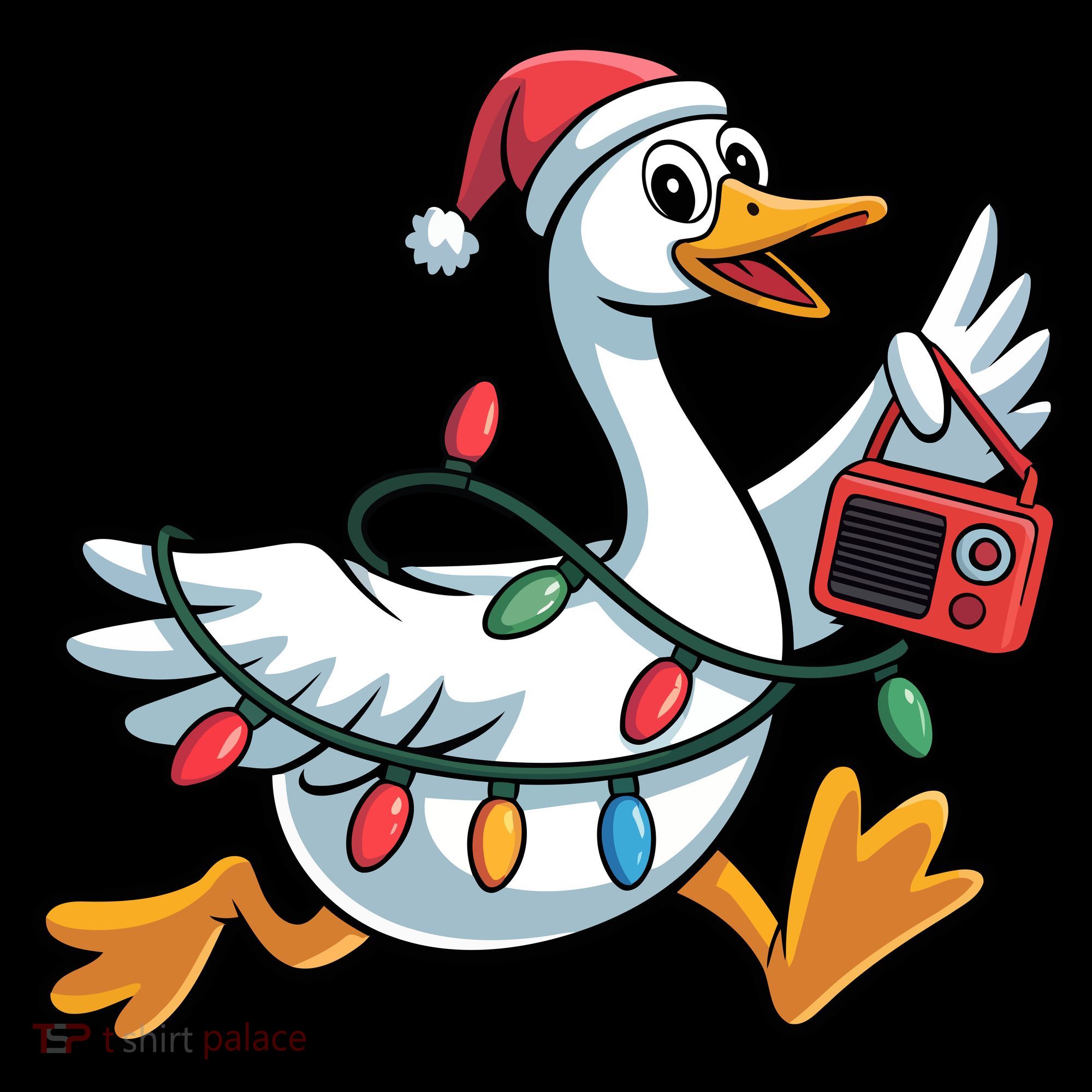 Just A Jolly Goose Christmas Coffee Mug