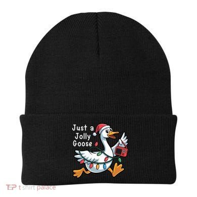 Just A Jolly Goose Christmas Beanie