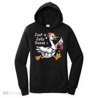 Just A Jolly Goose Christmas Women's Hoodie thumb 0