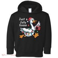 Just A Jolly Goose Christmas Toddler Hoodie thumb 0