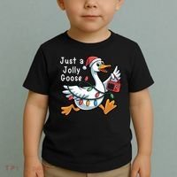 Just A Jolly Goose Christmas Toddler T-Shirt thumb 2