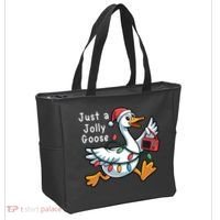 Just A Jolly Goose Christmas Tote Bag thumb 2