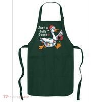 Just A Jolly Goose Christmas Apron thumb 0