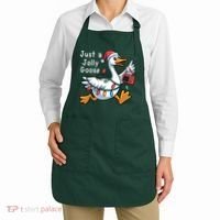 Just A Jolly Goose Christmas Apron thumb 2