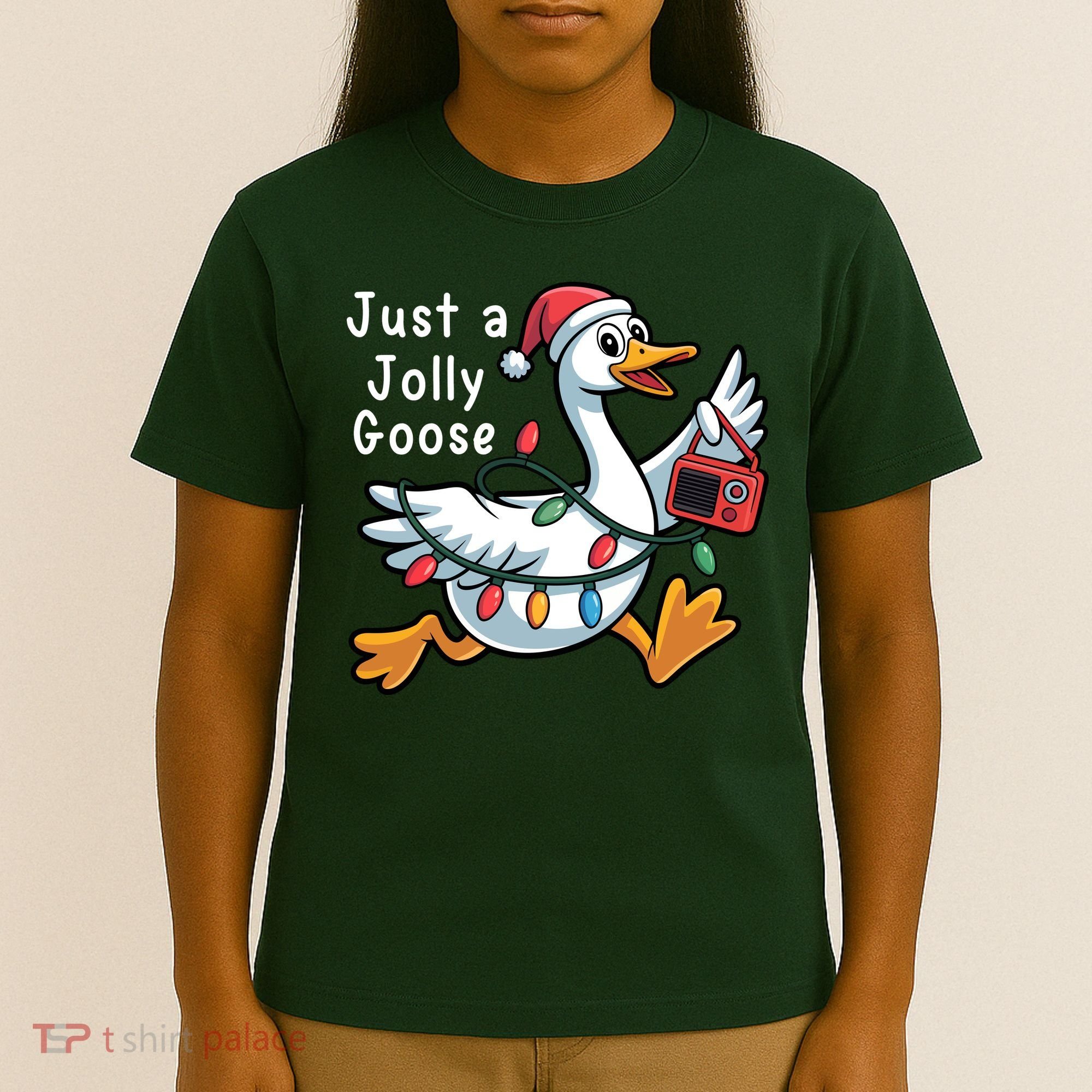 Just A Jolly Goose Christmas T-Shirt