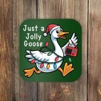 Just A Jolly Goose Christmas Coaster thumb 0