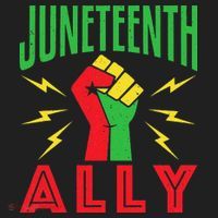 Juneteenth Ally June 19 Support Protest Pride Fist Women's Sweatshirt thumb 2
