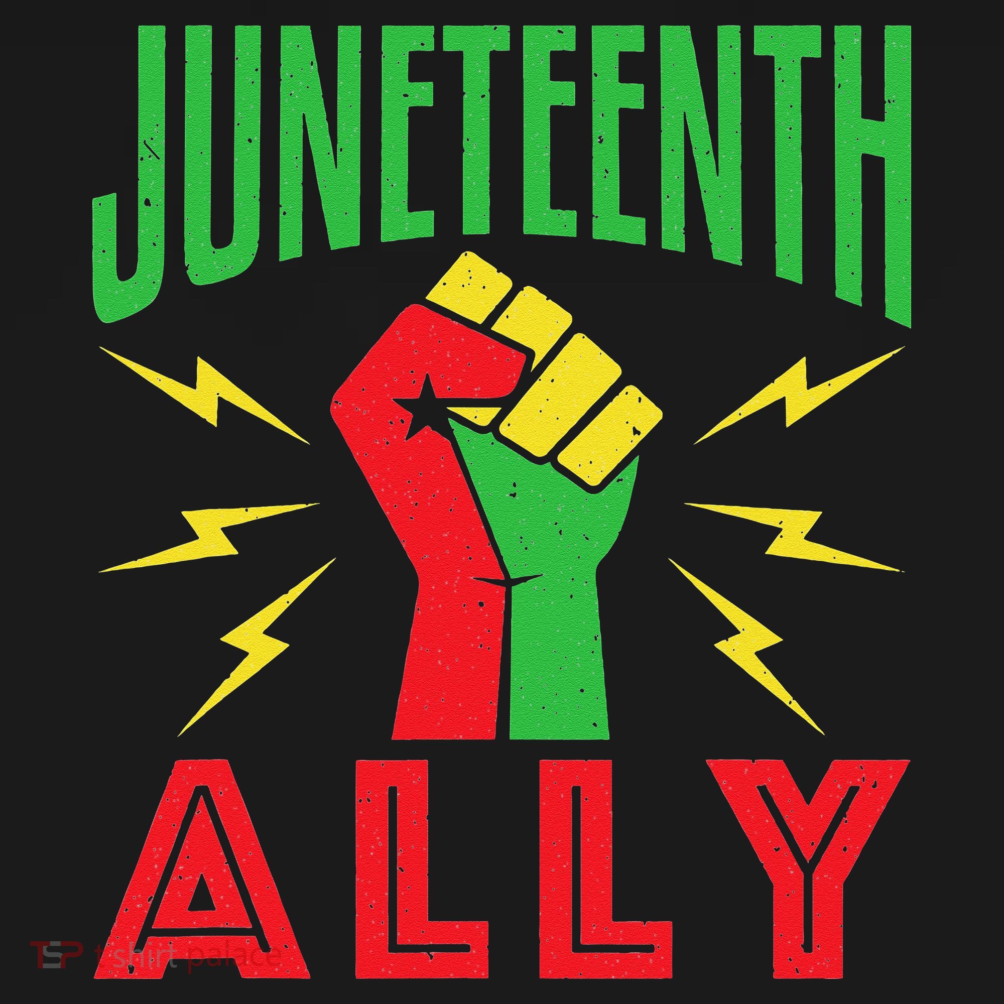 Juneteenth Ally June 19 Support Protest Pride Fist Backpack