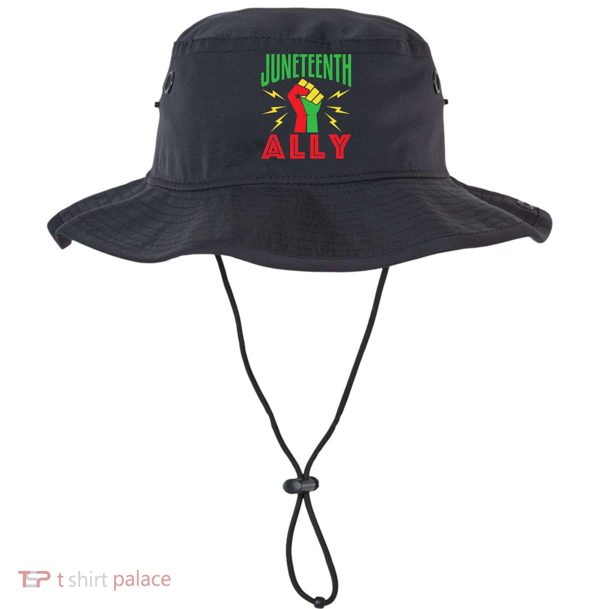 Juneteenth Ally June 19 Support Protest Pride Fist Bucket Hat