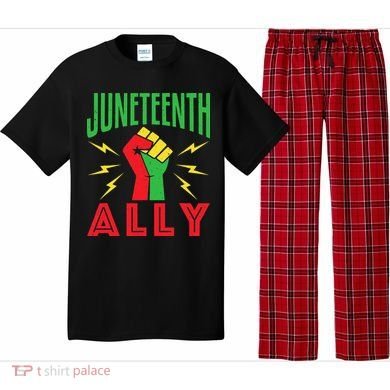 Juneteenth Ally June 19 Support Protest Pride Fist Pajama Set
