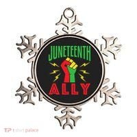 Juneteenth Ally June 19 Support Protest Pride Fist Ornament thumb 0