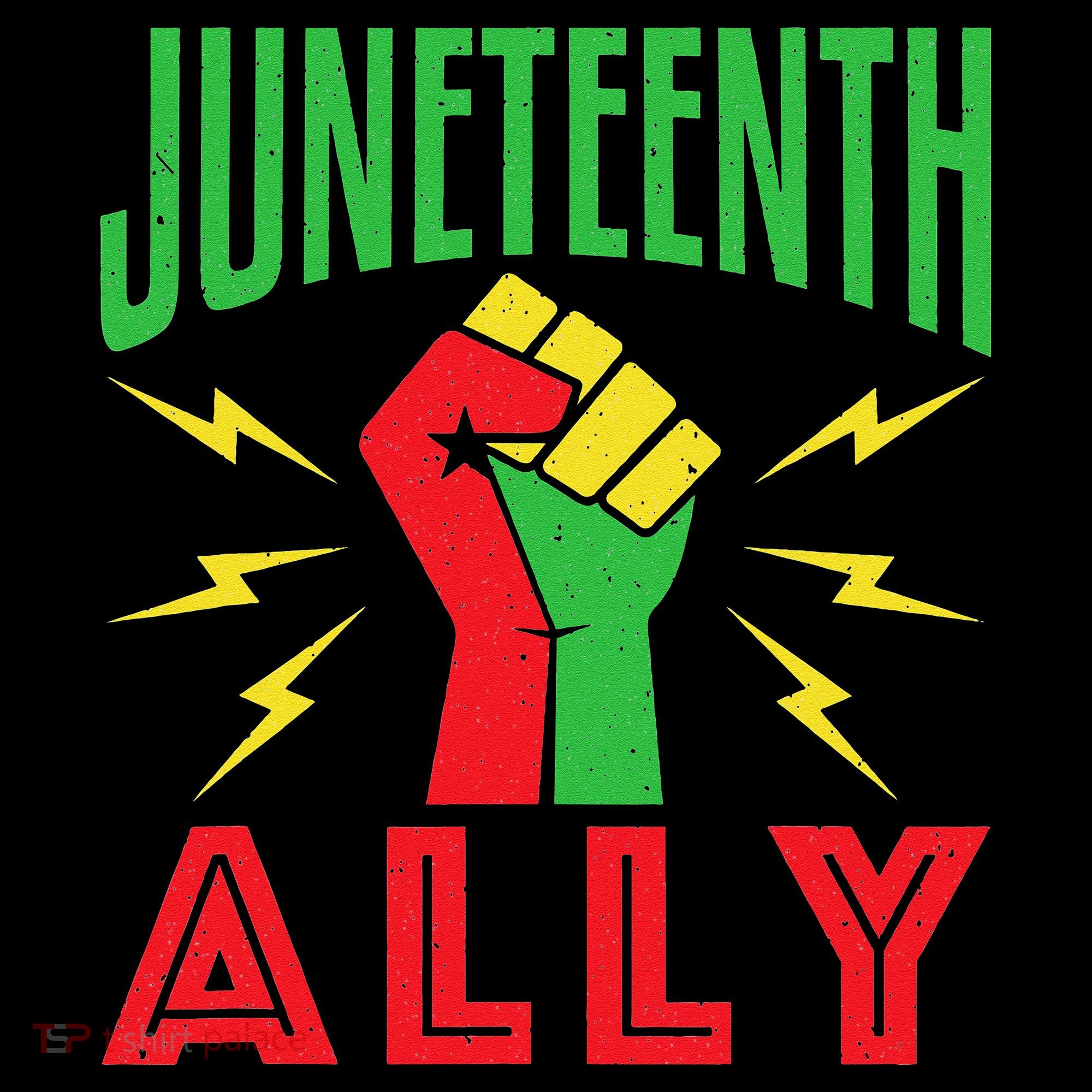 Juneteenth Ally June 19 Support Protest Pride Fist Ornament
